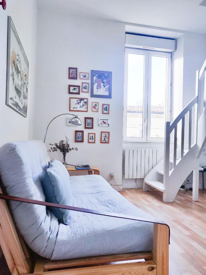 Duplex Lumineux Avec Bureau Separe Dans Le Centre Apartment Bordeaux Exterior photo